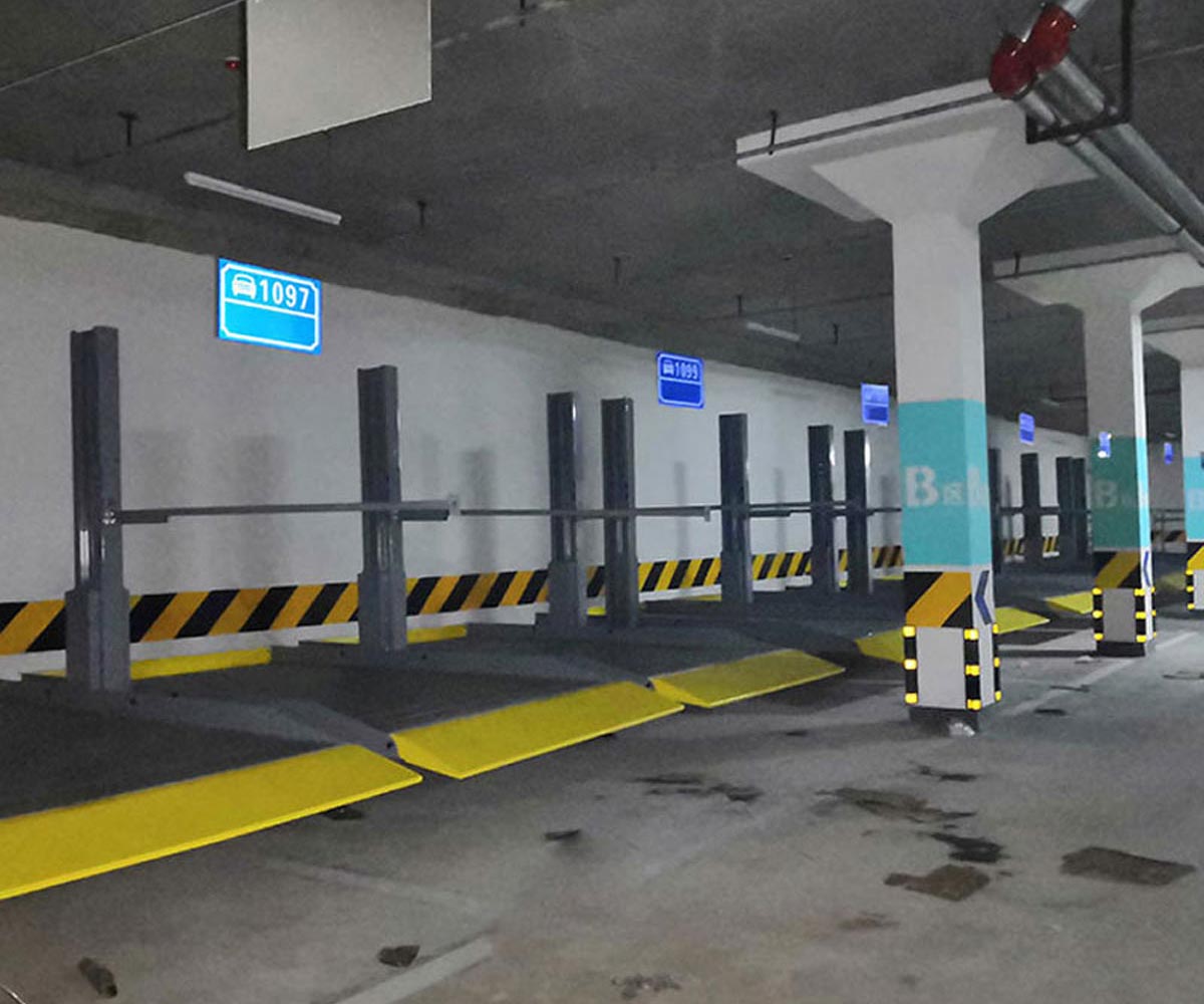 灞桥区地下室简易升降类机械立体停车设备改造