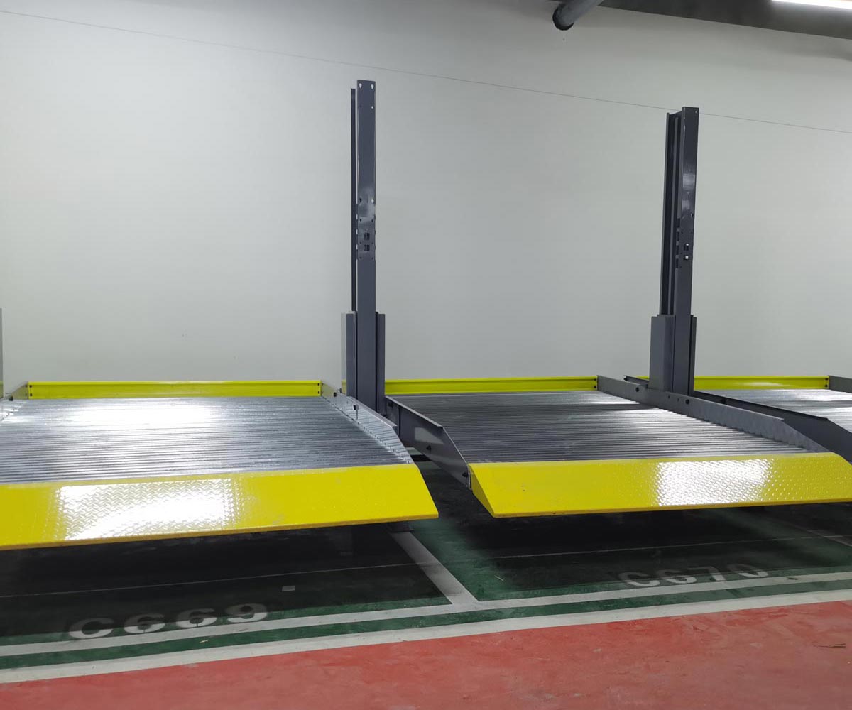 湘西州两柱简易式机械停车库安装