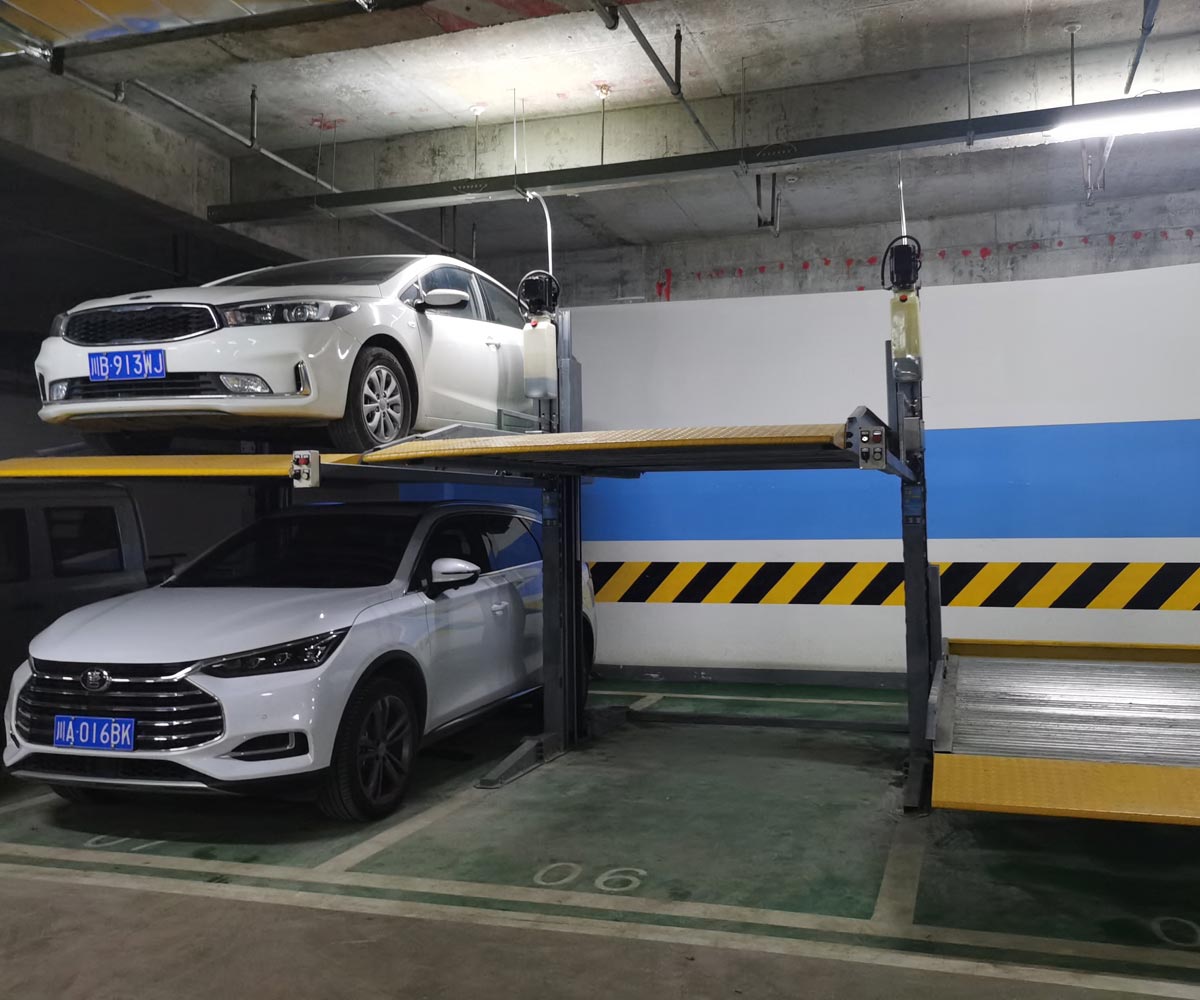 湖北省小区地下室升降式机械式停车库