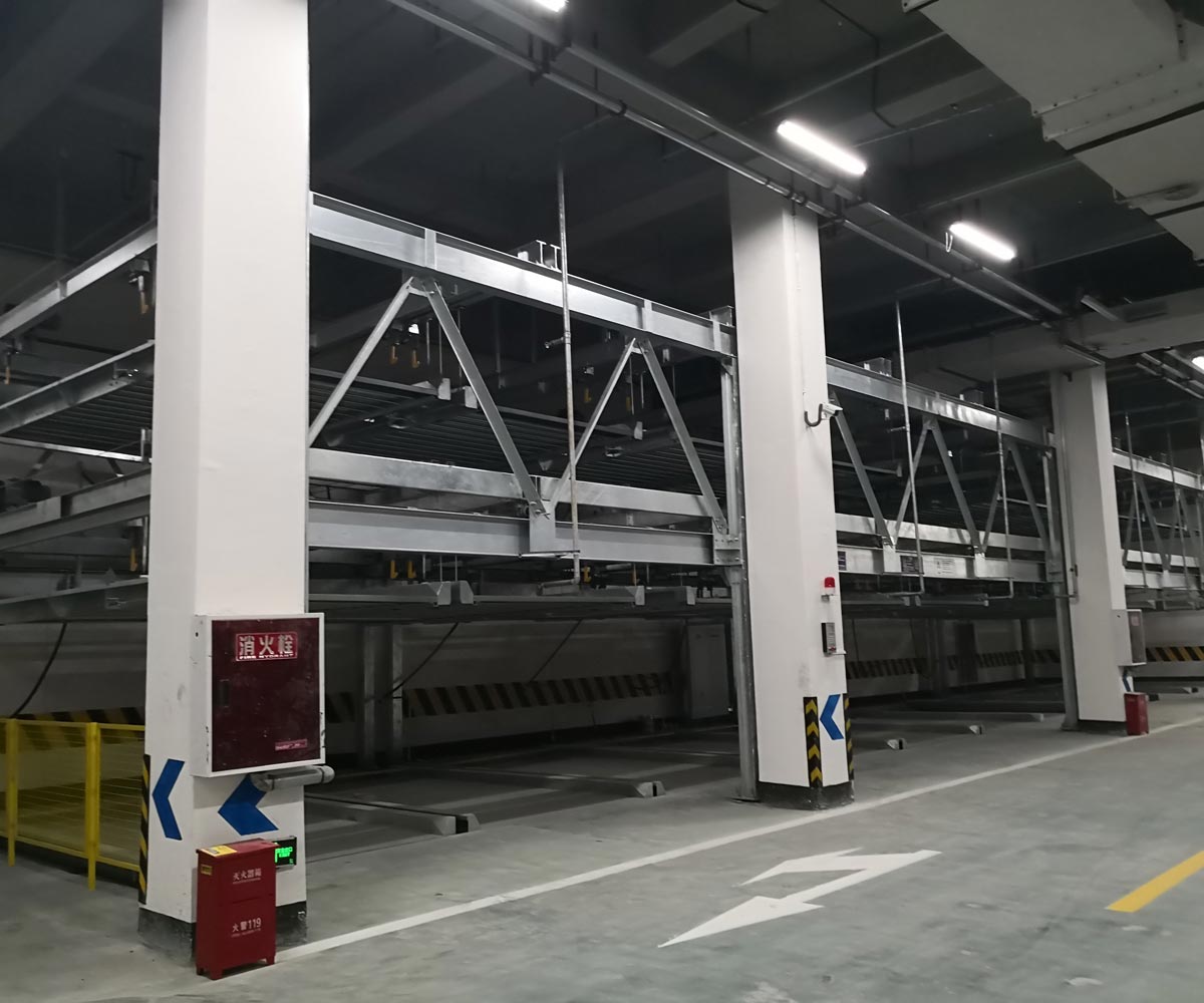 醴陵市三层升降横移式立体停车位